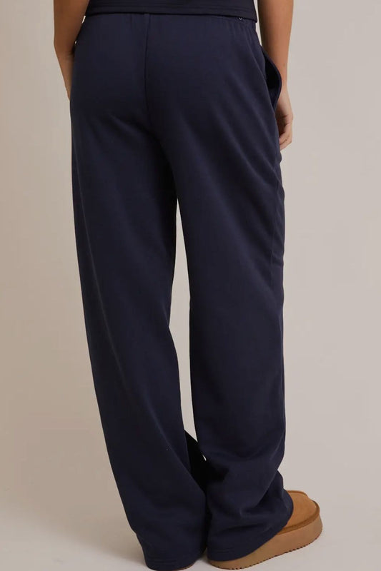 American flag heart straight leg sweatpants