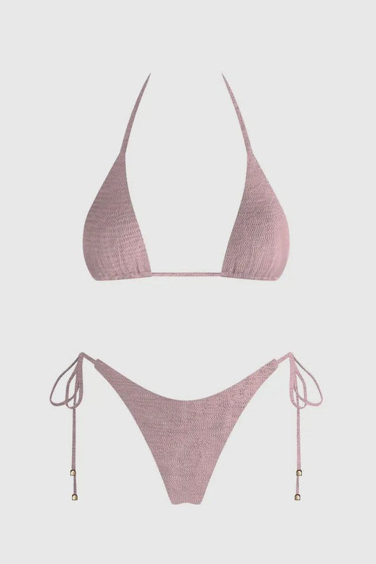 Pink Glow Bikini Top