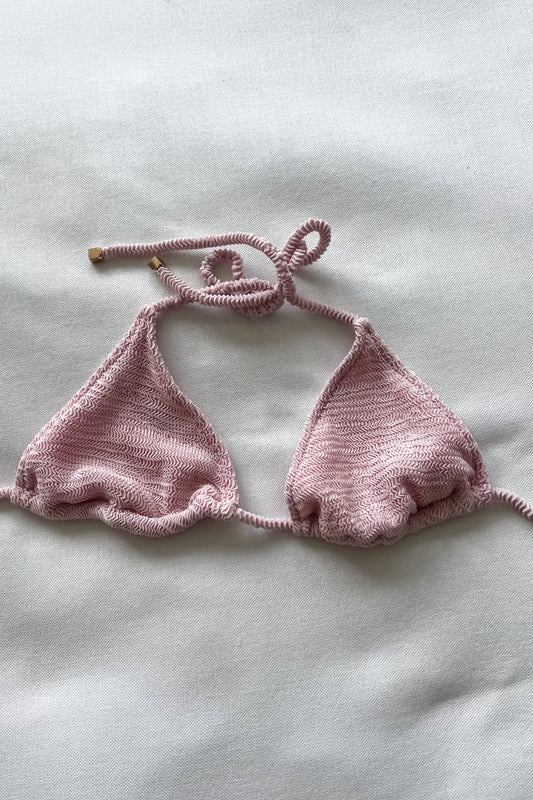 Pink Glow Bikini Top